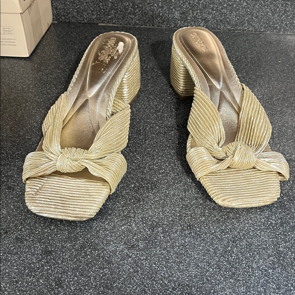 ON 34TH Women's Gaiaa Bow Block-heel Dress Sandals, Size 12M